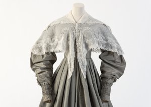 Col brodé en dentelle, 1830s